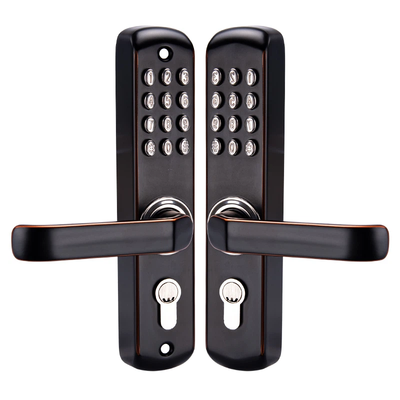 Khóa cửa kết hợp cơ học